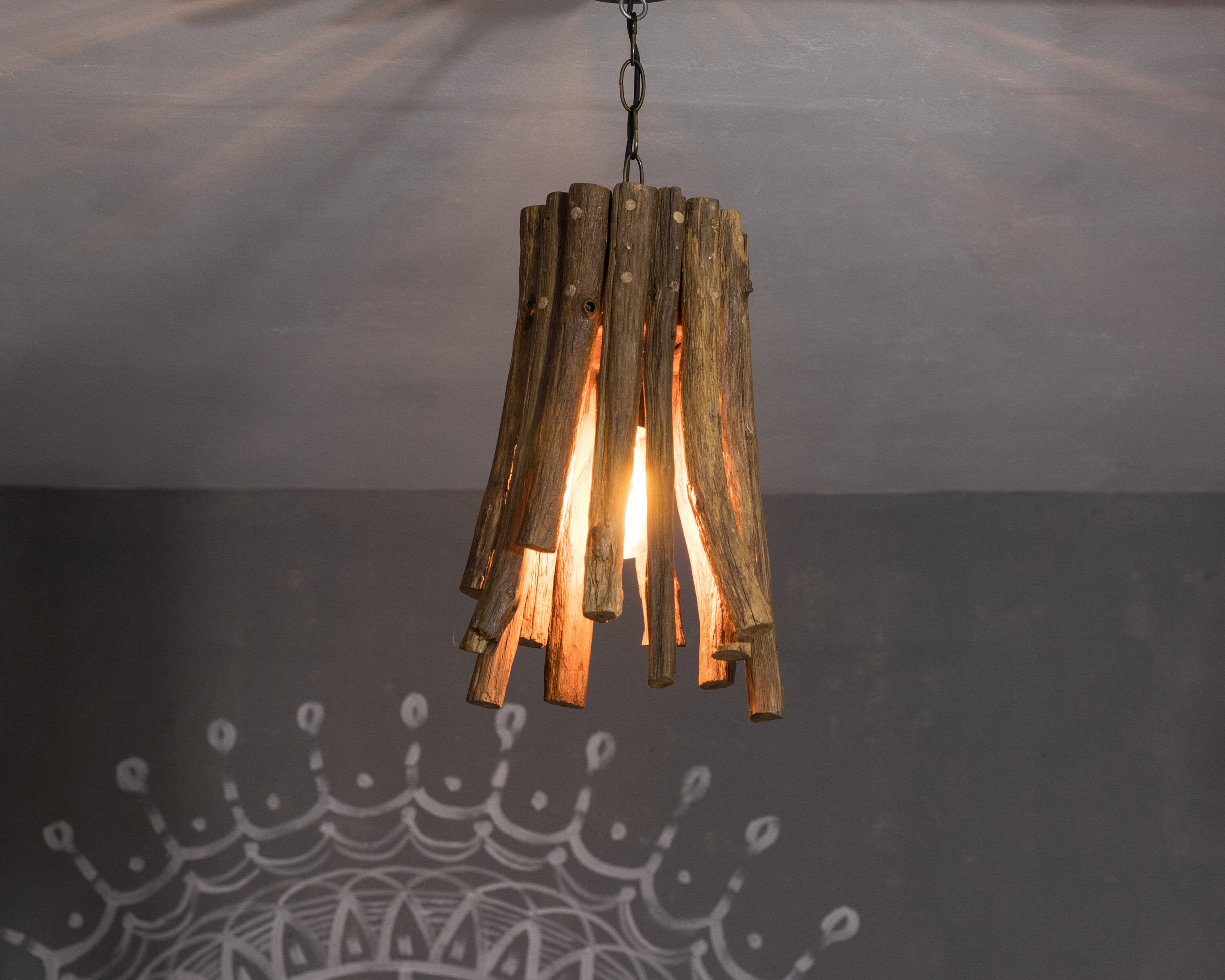 Driftwood pendant light deals