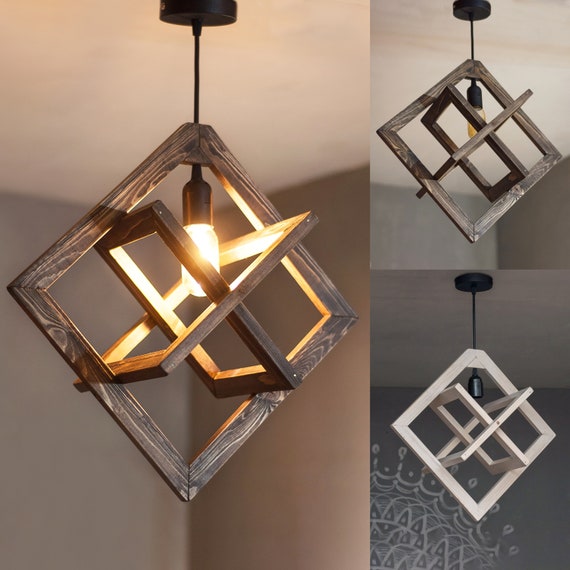 Wooden Hanging Lamp Wood Lamp Pendant Lighting Wooden Lamp