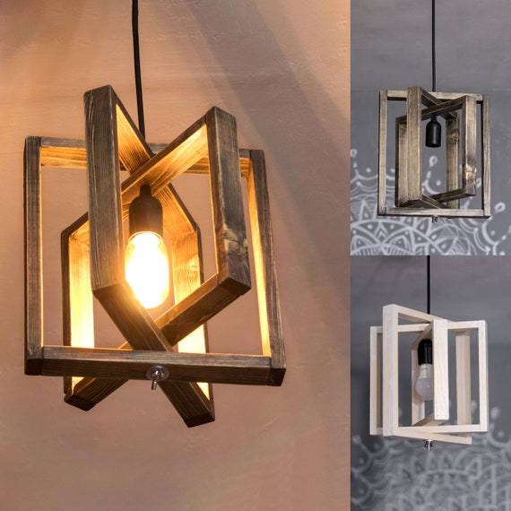 Wooden Hanging Lamp Pendant Lighting Wood Lamp Wooden Lamp