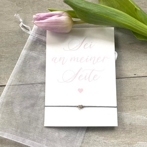 Bracelet Be by my side Maid of Honor Mother of the Bride Sister in Law Mother-in-Law