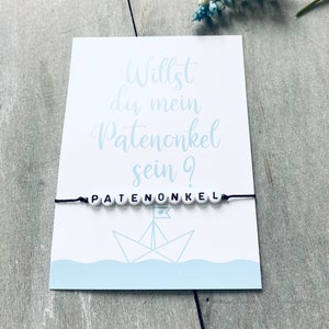 Bracelet cadeau demande parrain