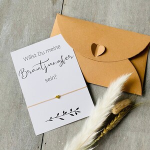 Armband  Geschenk Brautjungfer fragen