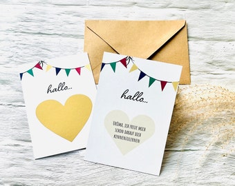 Scratch card scratch card you are going to be a great-grandmother // announcement // surprise // lucky ticket // grandma grandpa aunt uncle great-grandma