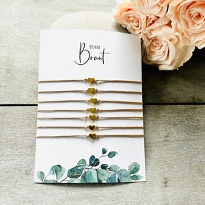 Armband Set Junggesellinnenabschied Team Braut
