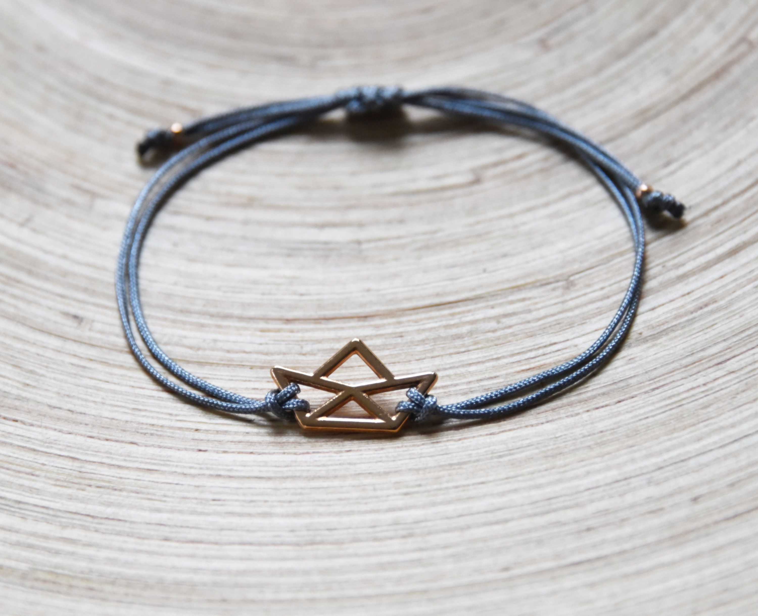 Armband - Makramée - Boot - Origamiboot,