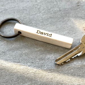 Keyring - Wood - Engraving on request