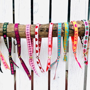 Bracelet, Hippie, Boho, Ibiza, Fabric Bracelet, Festival, Friendship Bracelet