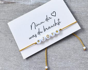 Bracelet Affirmation // Bracelet I am strong, brave, great enough // Wish word // Gift // Mindfulness // Self-love