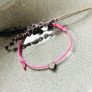 Pulsera carta personalizada - acero inoxidable - pulsera inicial - pulsera de pareja