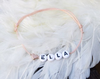Personalized bracelet name bracelet / macrame / friendship bracelet / letter beads