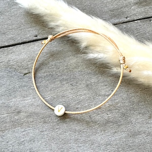 Pulsera - inicial - carta - personalizada