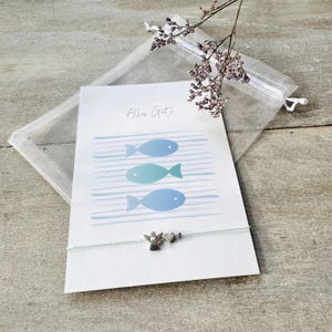 Bracelet cadeau poisson tout le meilleur // bracelet ange bracelet coeur