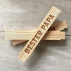 Folding Ruler Personalized Gift Best Dad