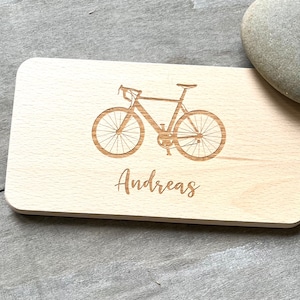 Breakfast board personalized bicycle