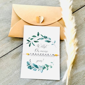 Bracelet Gift Maid of Honor Ask