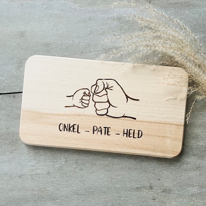 Tagliere per la colazione del Padrino // Eroe dello zio padrino // Regalo del padrino