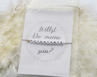 Bracelet Cadeau Marraine Demandez