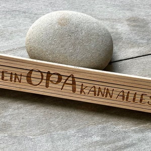 Zollstock personalisiert Geschenk Opa Bild 5