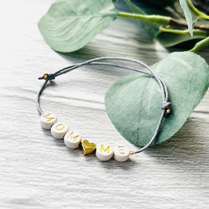Pulseira Mãe // Presente de Dia das Mães // Mãe e Eu // Pulseira Mãe e Filha
