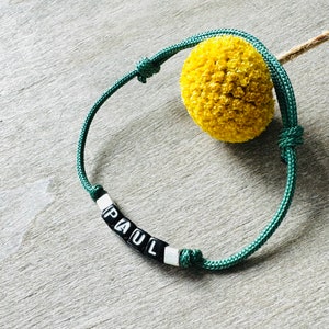 Pulseira Tau // Pulseira Surfista // com letras // personalizada // palavra desejada