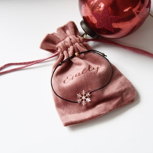 laser engraved velvet bag personalized gift packaging image 6