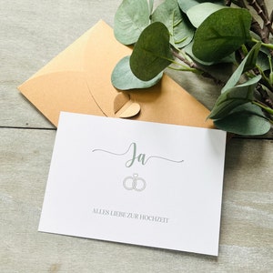 Carte de félicitations pour votre mariage