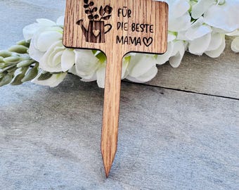 Plant marker Happy Birthday // Flower marker Plant pot // Flower marker Birthday