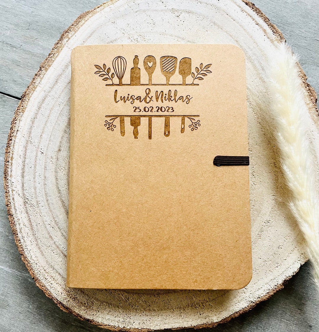 Rezeptbuch personalisiert Brautpaar Geschenk Hochzeit Etsy.de