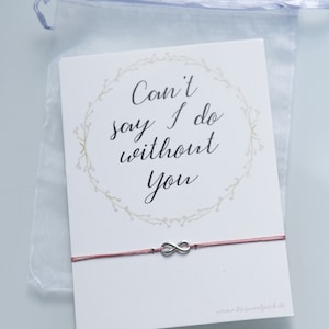 Bracelet Maid of Honor Ask Infinity