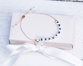 Bracelet bride mother mother of the bride // Gift mom wedding // Bride mother bracelet // Bride mother // Thank you