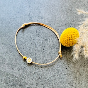 Pulsera estrella - inicial - carta - personalizada