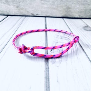 Bracelet rope colorful surfer summer - surfer bracelet - summer accessory - men women children - rope bracelet - cord bracelet - anklet