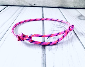 Bracelet rope colorful surfer summer - surfer bracelet - summer accessory - men women children - rope bracelet - cord bracelet - anklet