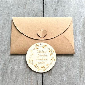 Would you like to be my godmother pendant and envelope