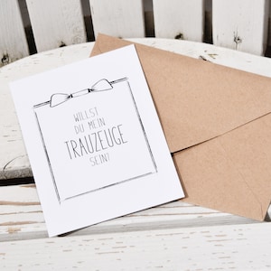 Le témoin demande une enveloppe de carte