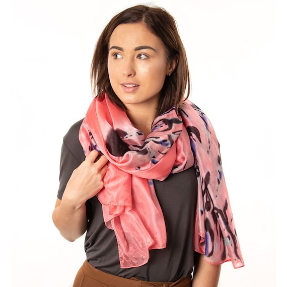 personalised silk scarf