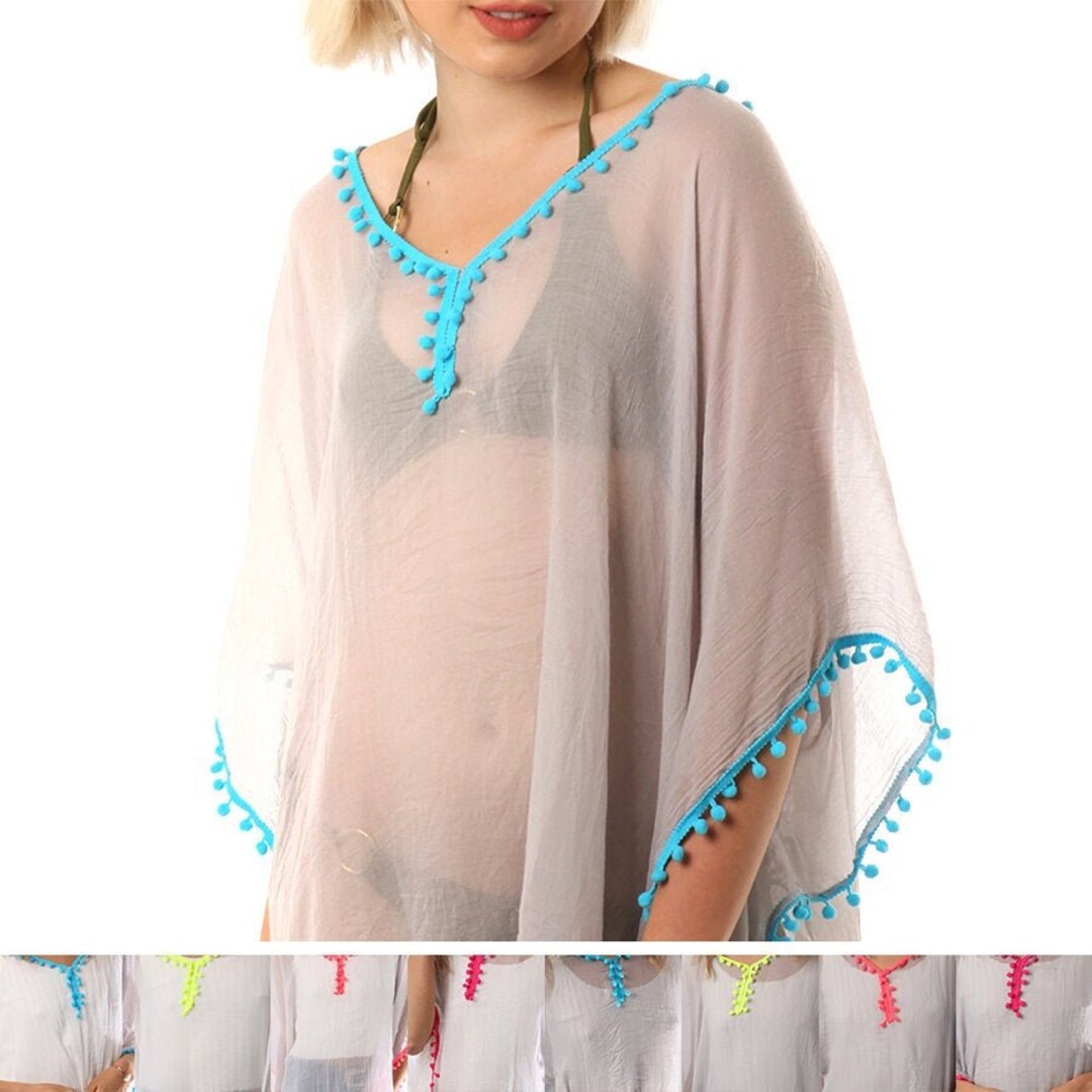 Buy Beach Cover Up, Womens Beach Dress, Kaftan, Swimsuit Cover Up