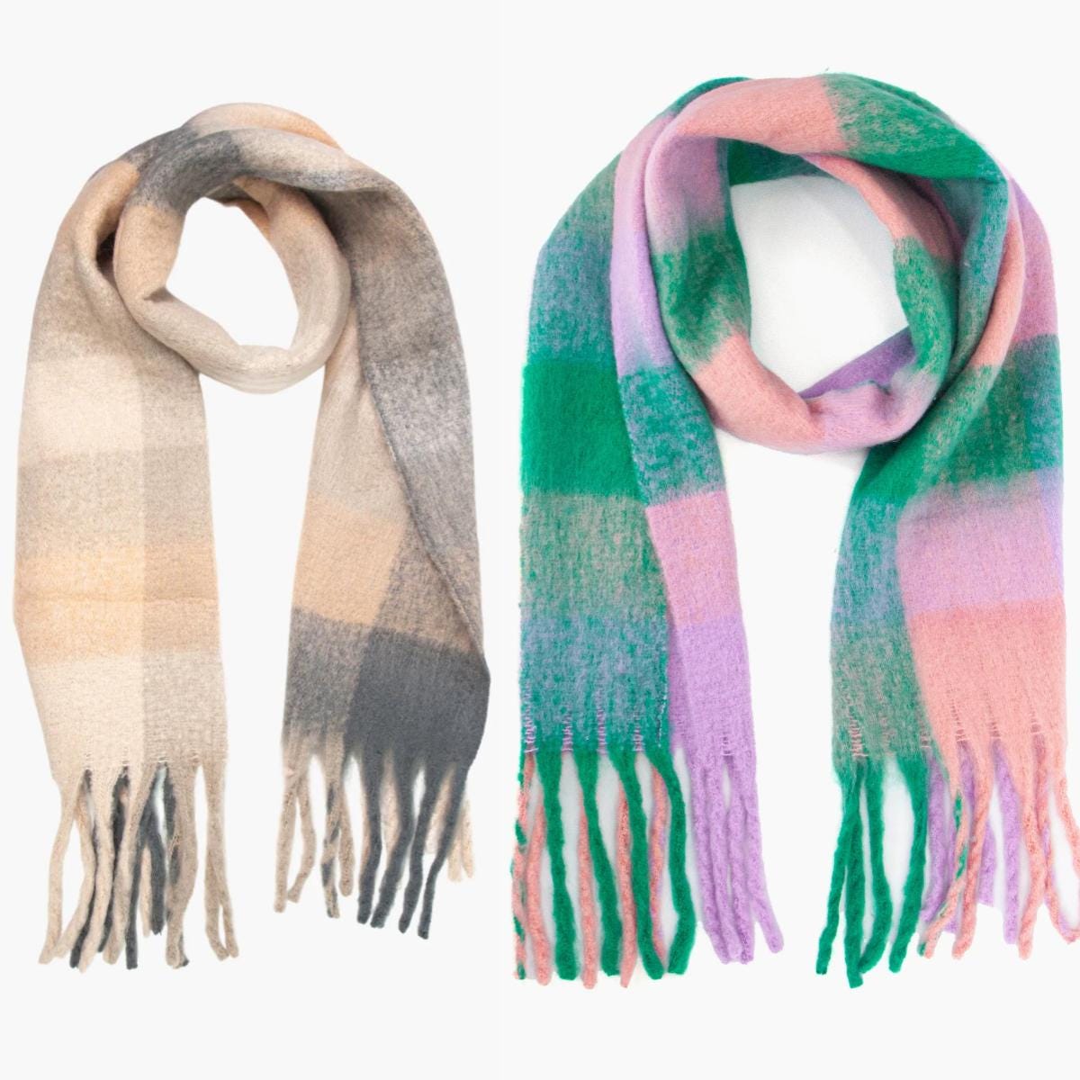 Sciarpa invernale Peach, sciarpa regalo donna, sciarpa coperta, regalo per lei, San Valentino