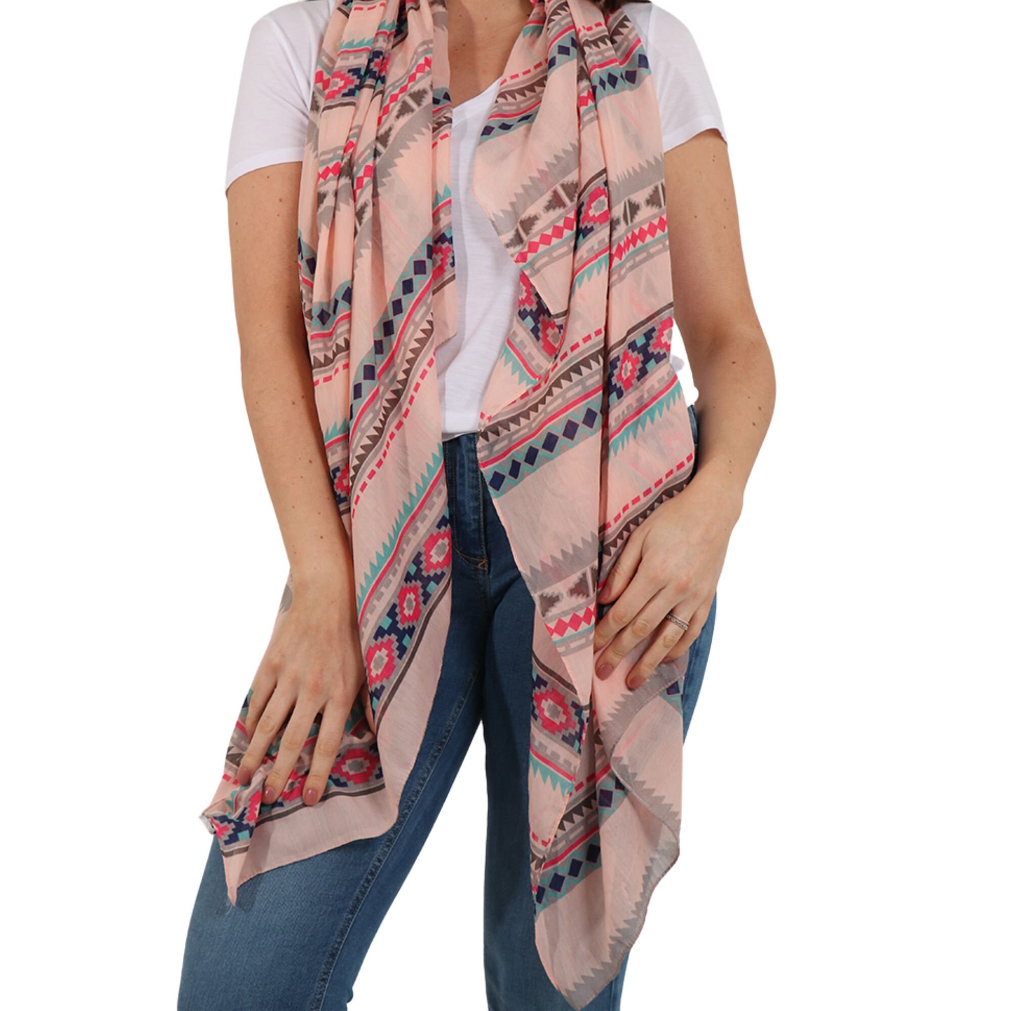 Aztec print sale scarf