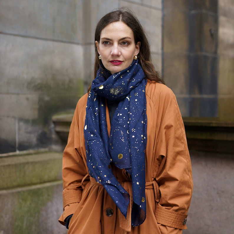 LONG EMBELLISHED SCARF LADY STARDUST main image 1