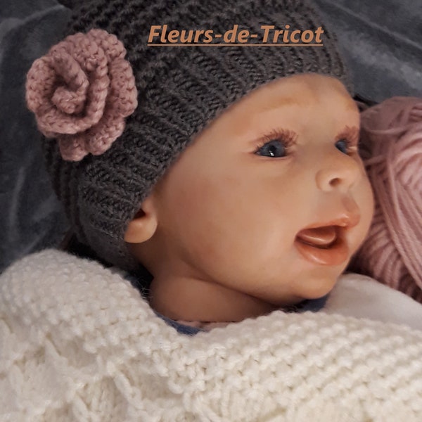 Bonnet Bébé Tricot Layette