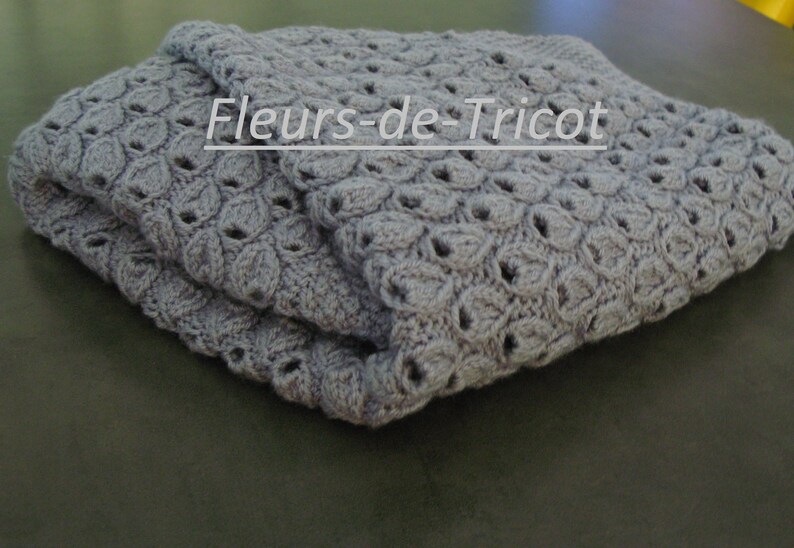 Couverture Bébé Tricot image 2