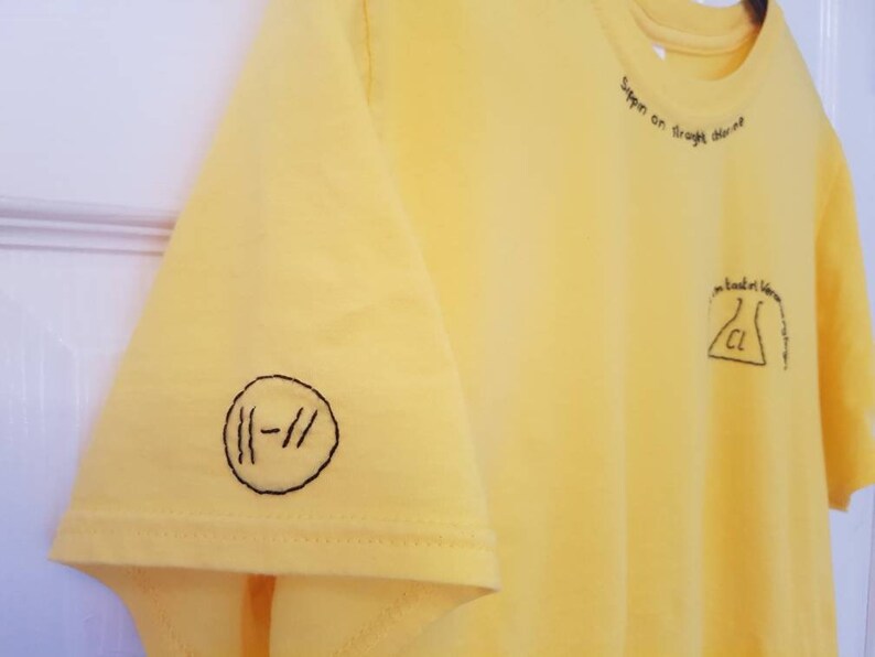Twenty One Pilots Trench band merch Tshirt Chlorine Lyrics Etsy