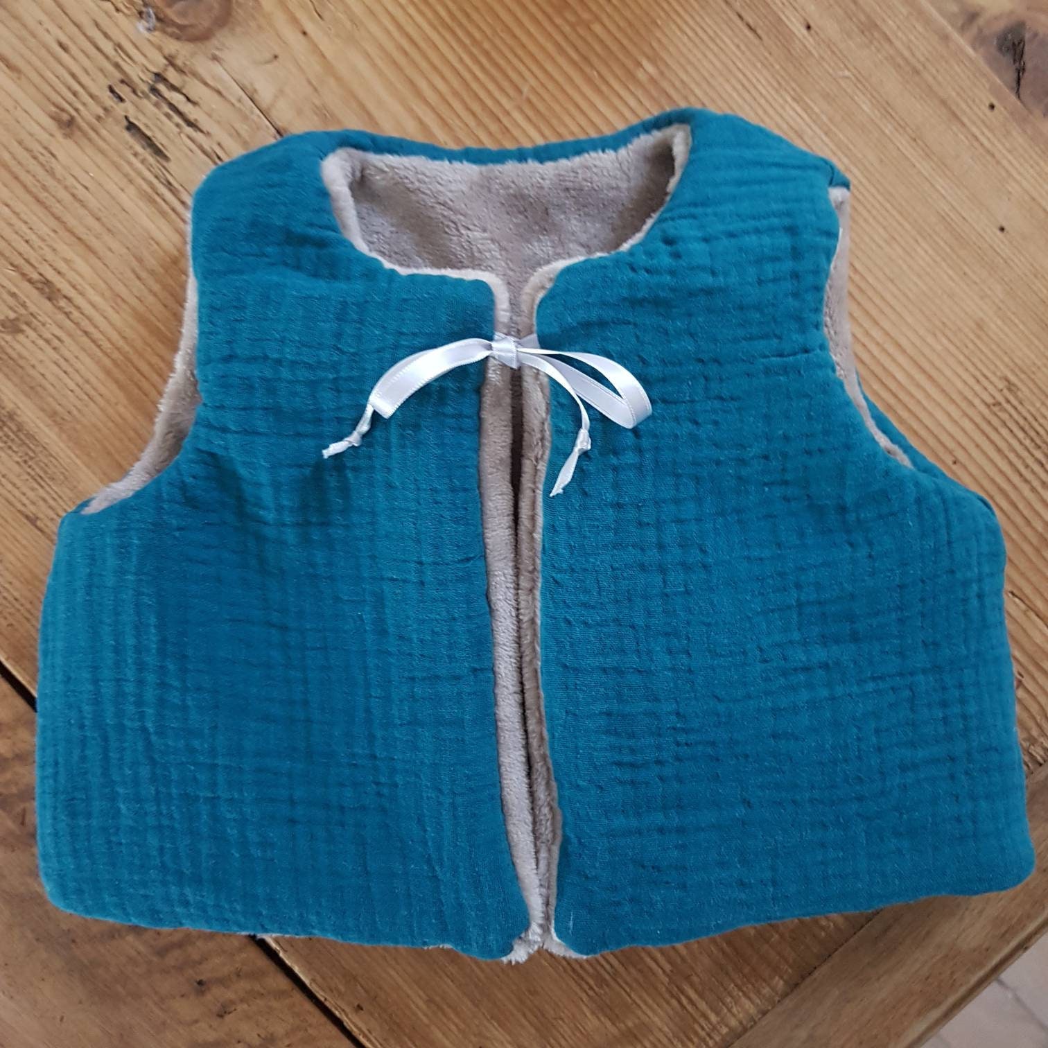 Gilet Sans Manche Bebe Etsy France Gilet Sans Manche Bebe Etsy France