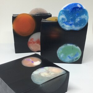 Space, Galaxy Soap, Glycerin Soap, Planets, Handmade, Artisan Soap, Outer space, Intergalatic, Gift Idea, Cosmos, Nasa image 5