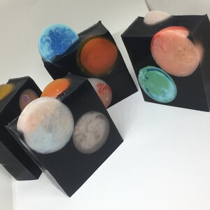 Space, Galaxy Soap, Glycerin Soap, Planets, Handmade, Artisan Soap, Outer space, Intergalatic, Gift Idea, Cosmos, Nasa image 7