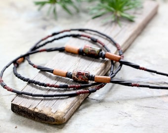 Rustic Beaded Eyeglass Holder Chain, sunglasses holder chain, eyewear retainer, Glasses chain, Eyeglass Chain, For Men, eyeglass cord