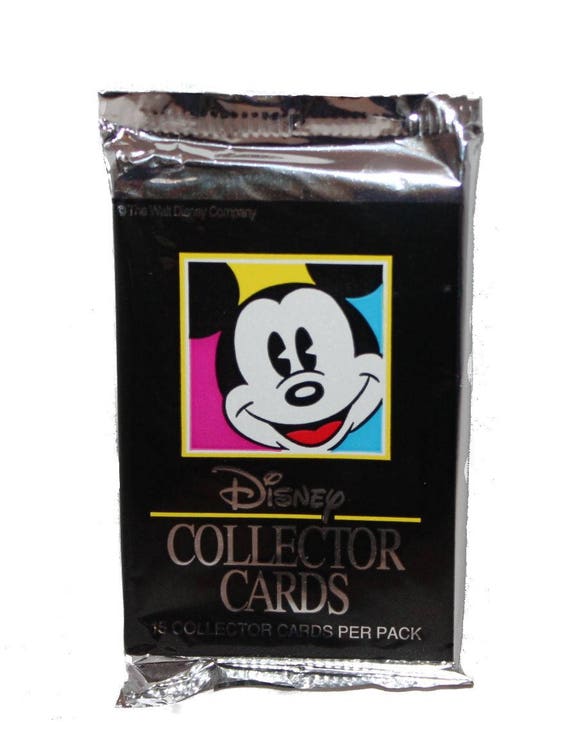 Disney collector cards 15 per pack 1 pack Etsy