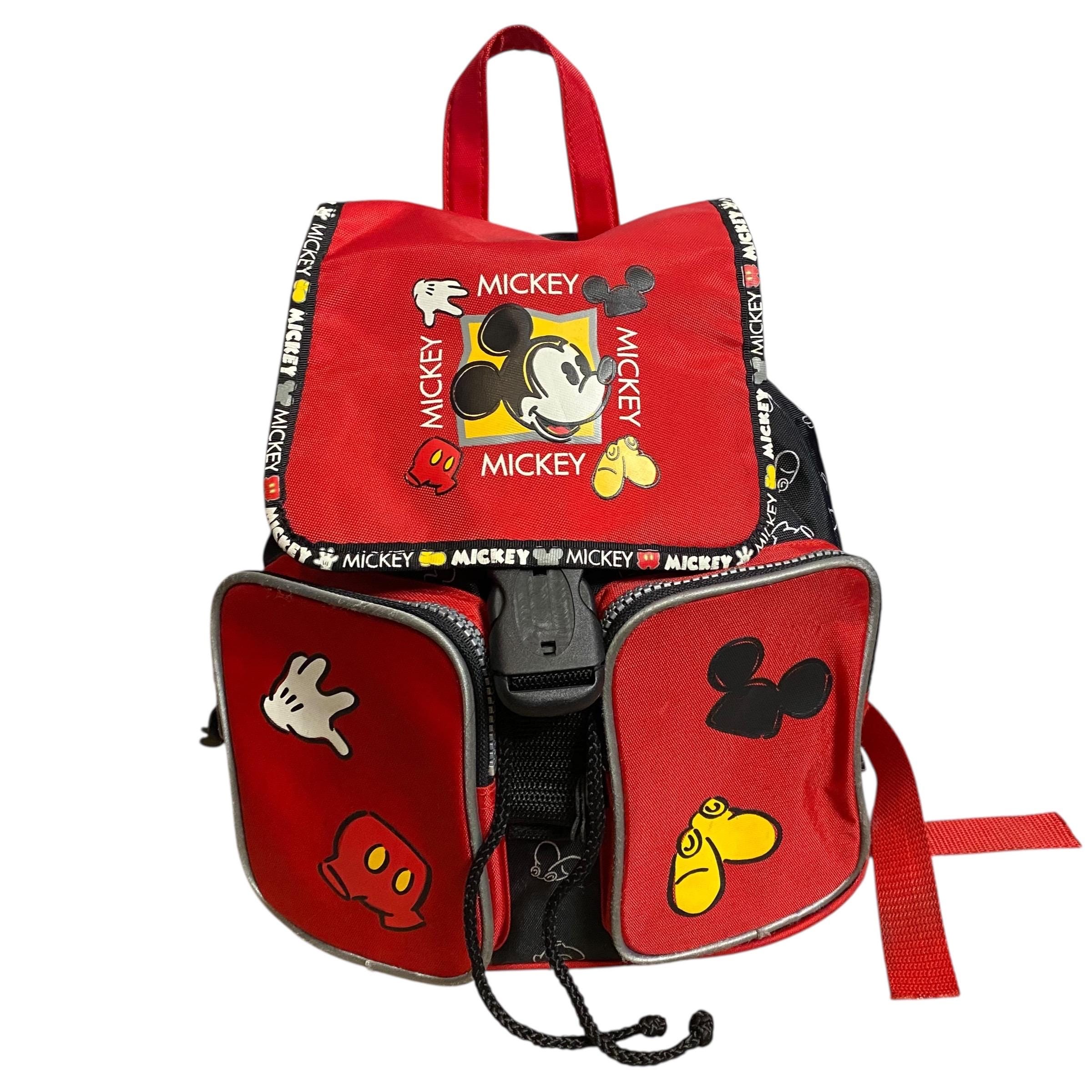 Disney Mickey Mouse Kids Backpack - Red and Black Mickey Mouse All-Over Print Full-Size Backpack | Loungefly main image 2
