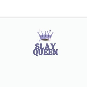Post-It Notepad Slay Queen, Slay, Queen, Crown, Gift for her